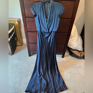 Stunning, fitted, floor length couture gown